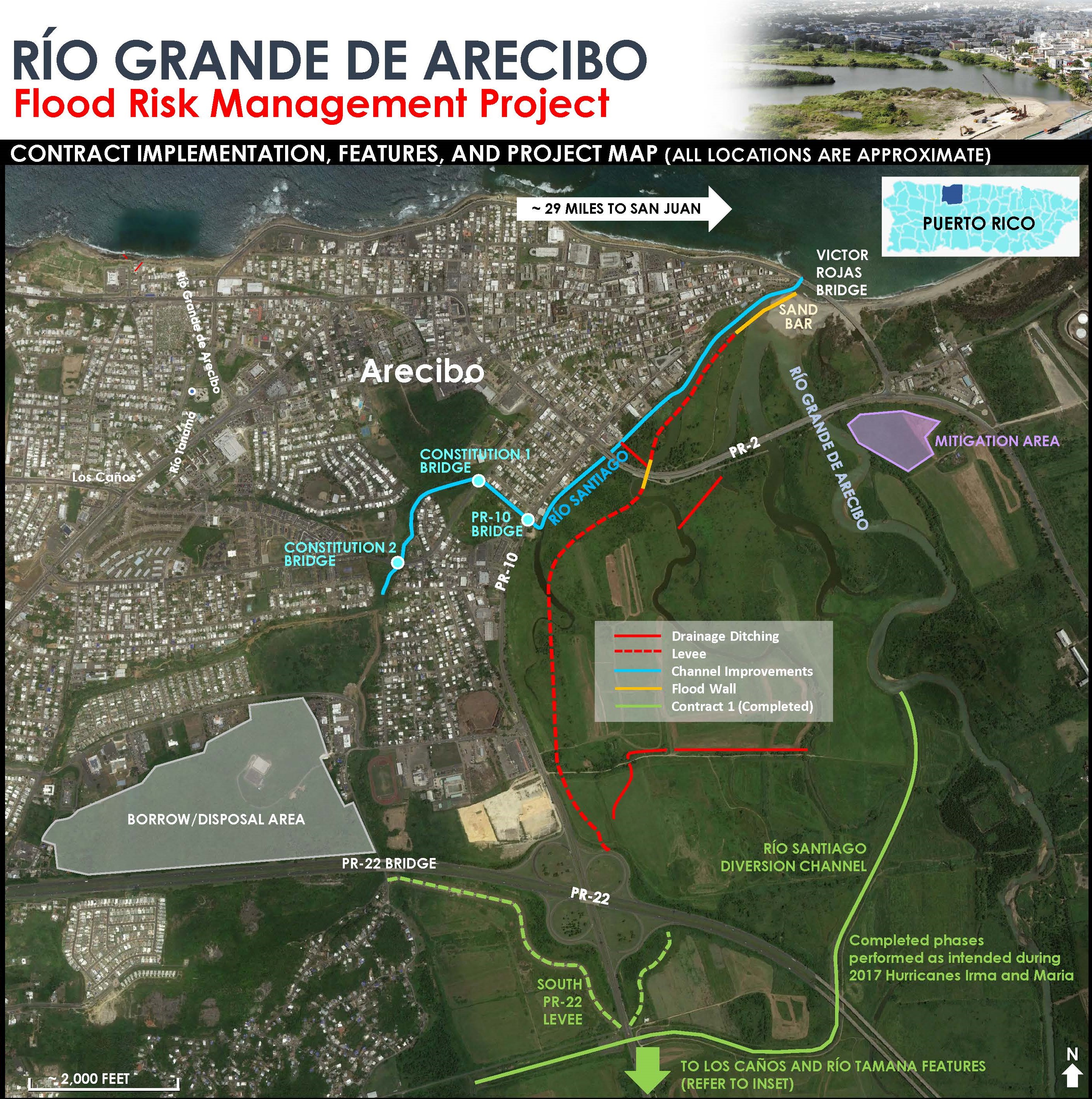Click for full-sized Rio Grande de Arecibo Project Map